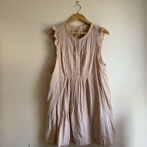 Free People Babydoll Tunic Top Dress Sleeveless